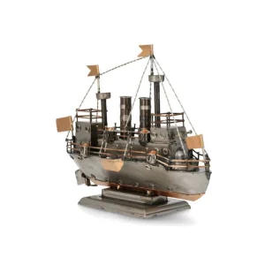 Dekorasjon Båt Metallisk 27 cm