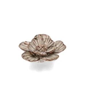 Dekorasjon Blomst 4-pakning Lykke Glaze Beige