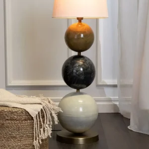 Golvlampa Lampfot Multi Stone Senap 78cm HH