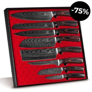 Asiatisk Knivsett Premium – 8 deler