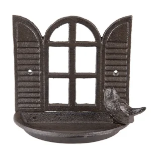 Fågelbad Brun 18x10x16 cm Trädgård  REA