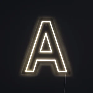 Bokstav A Neonskilt