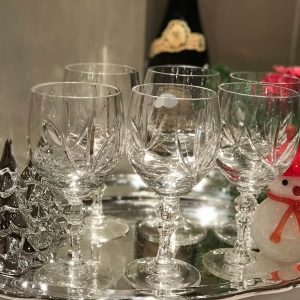 6 pk  Rødvinsglass  Nordic Rose med lavere stett