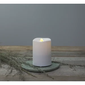Batteridrivet LED Ljus Batteri Blockljus Water Candle 10x14cm  REA