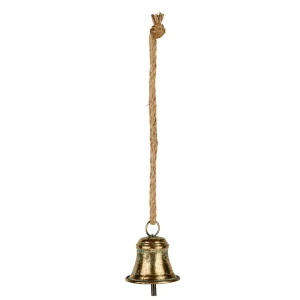 Bjelle Antikk Gull - 9cm