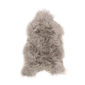 Beige Saueskinn, Langhåret - 90-100cm
