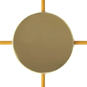 Samlerosett med 4 Sidehull i Metall